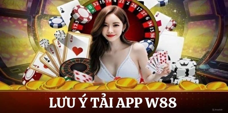 Lưu ý khi thực hiện tải app W88 nhà cái